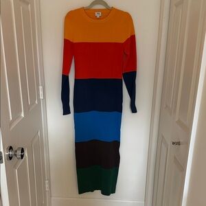 Christopher John Roger's for J Crew Striped Dress NWOT